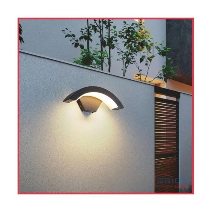 APPLIQUE MURALE VALENCE LED, 16W, NOIRE, 6500K