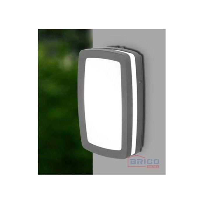 APPLIQUE COLOGNE LED 8W SIMPLE, 290 X 180MM, GRISE ,4000K