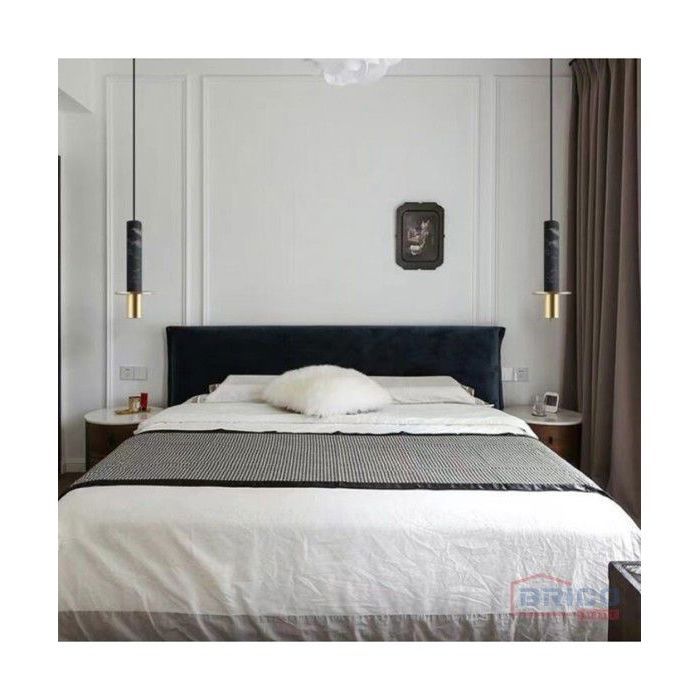 Suspension luminaire - BRICOSMART - Braleno - 40 cm - Noir - E27 - Intérieur