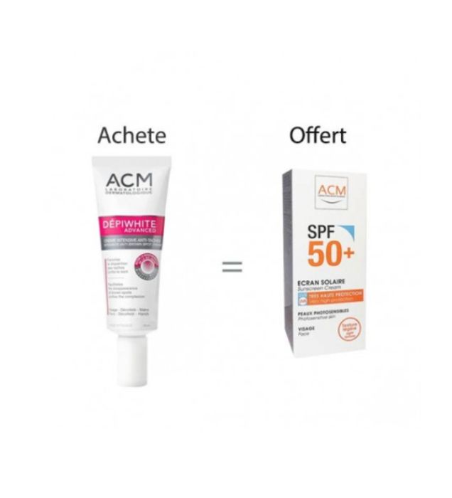 Depiwhite advanced Creme+Ecran pack