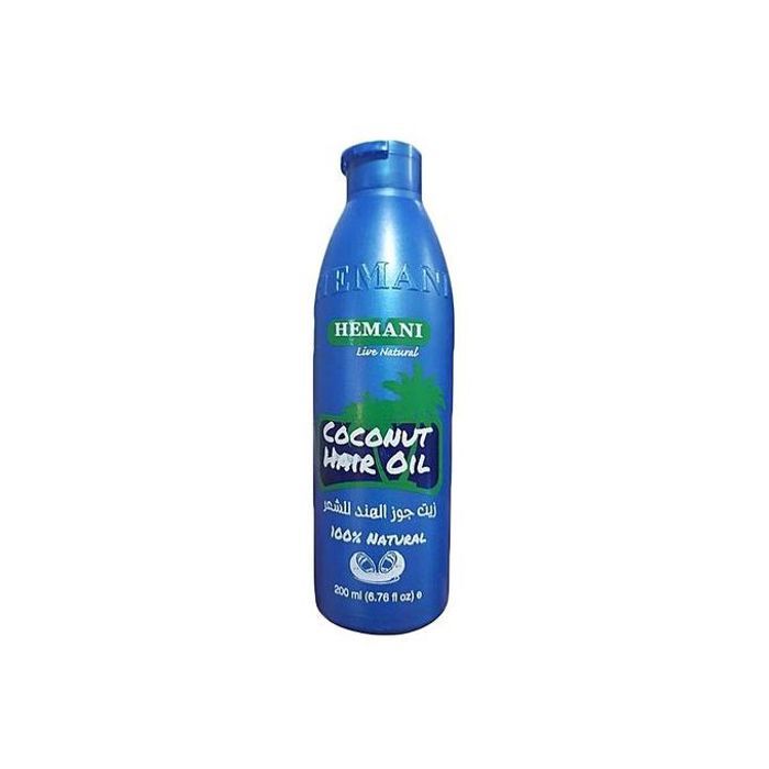 Huile de Coco - HEMANI - 200ml - Non comédogène - Pour tous types de peau - Texture huile