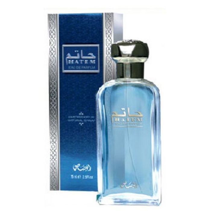 Eau de parfum - Rasasi - Hatem Men - 75 ml - Boisé - Épicé - Notes florales