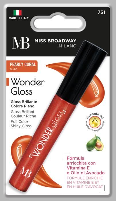 GLOSS BRILLANT WONDER PEARLY CORAIL N°751