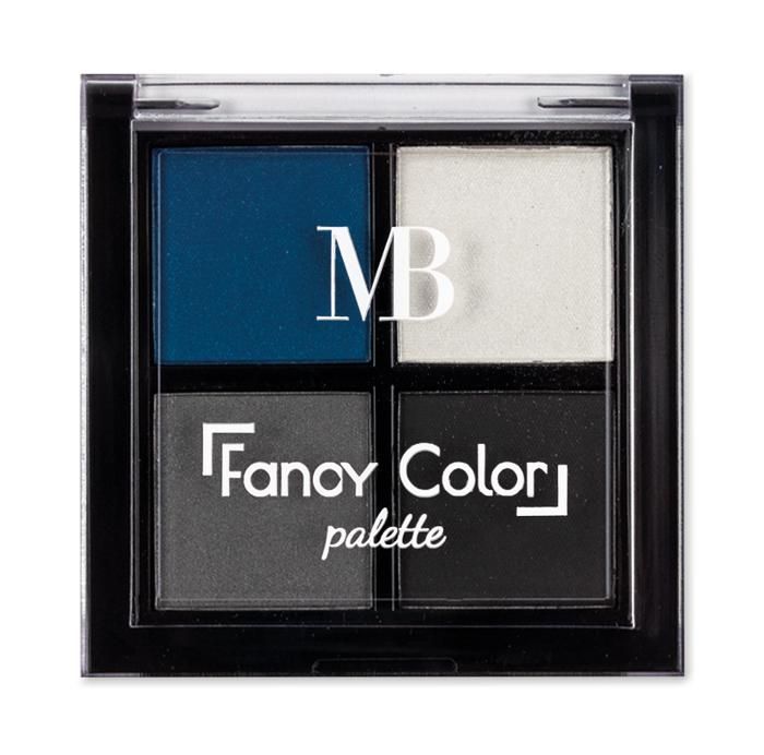 PALETTE 4 FARDS A PAUPIERES FANCY COLOR SMOKEY BLEU N°749