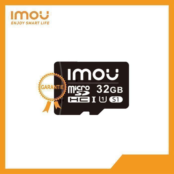 Carte mémoire flash MicroSD de classe 10 avec une capacité de 32 Go IMOU ST2-32-S1 |
