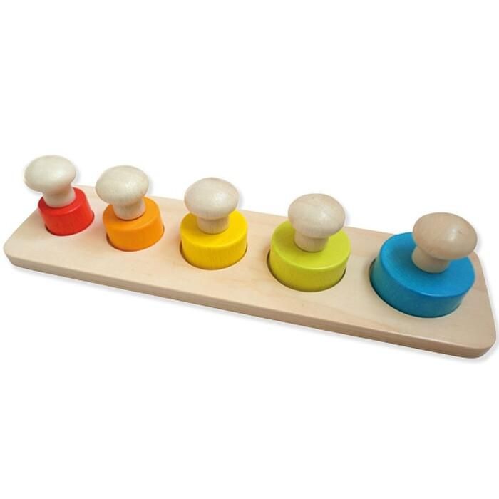 Puzzle cercle dentelle avec bouton en bois - dernières unités