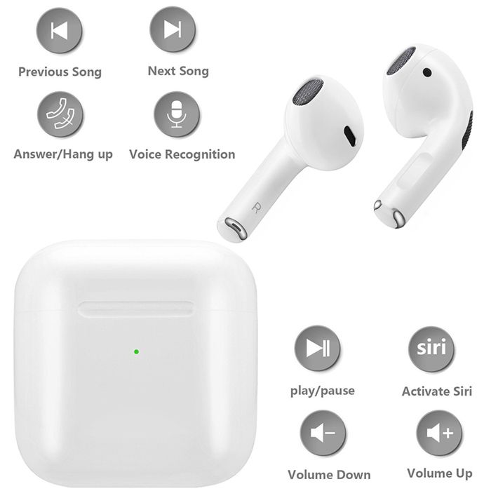OREILLETTE Ecouteurs Bluetooth sans Fil TWS 5.0 Avuc HD Micro Intégrés source sport HiFi Son Stéréo de Bruit Contrôle lntelligent