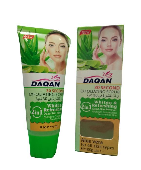 Gommages visage pour peaux sèches nourrissant votre peau Aloe Vera 100G