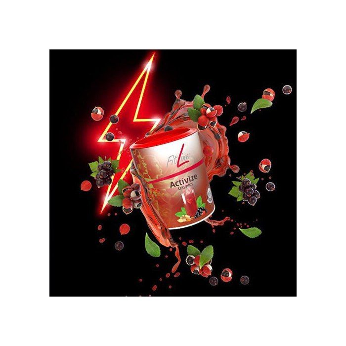 Activize Oxyplus : Vitamines B, vitamine C & Guarana (caféine naturelle) aussi benifique pour les sportifs.