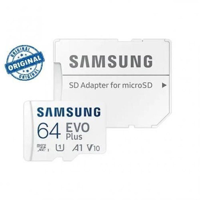 EVO Plus Micro SD Card 64GB A1 V10 U1 Classe 10 FHD Transfer 130MB/s