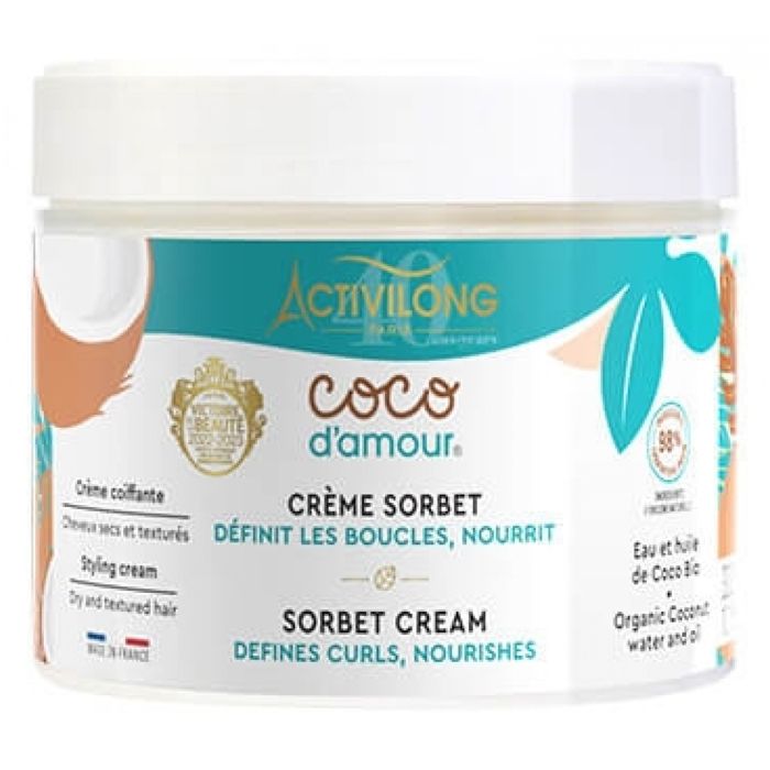 Crème Sorbet - ACTIVILONG - Coco d'Amour - Hydratante - Nourrissante - 300 ml