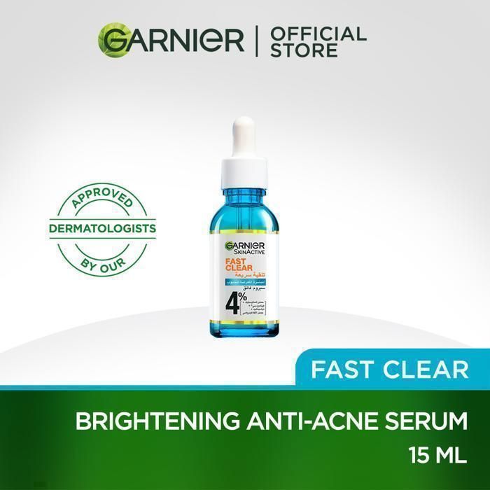 Sérum Anti-Acné - Garnier - Fast Clear - 15 ml - 4% Acide Salicylique - Sans Alcool