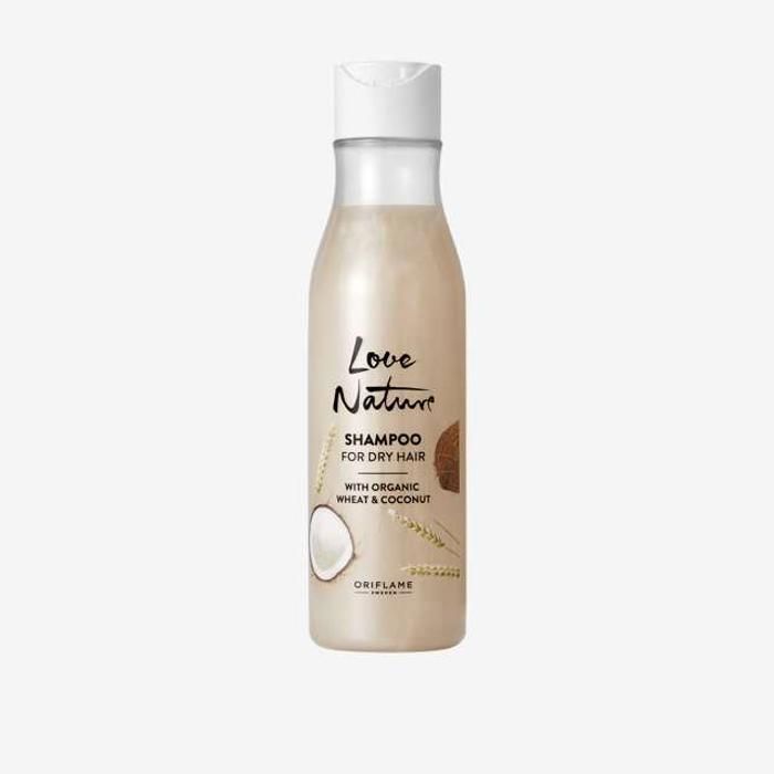 Shampooing pour Cheveux Secs à l'Extrait Naturel de Blé et de Noix de Coco 250 ml