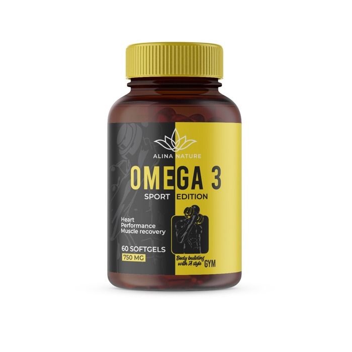 Omega 3 - 750mg - 60 SOFTGELS édition sportive - 60 SOFTGELS 3