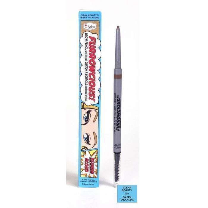 Crayon à sourcils - The Balm - Furrowcious - Teinte blonde - Formule anti-bavures - Brosse intégrée