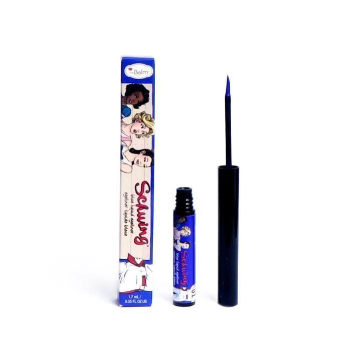 Eye liner - THE BALM - Schwing Blue - Applicateur feutre - Fini mat ou métallique - Contrôle précis