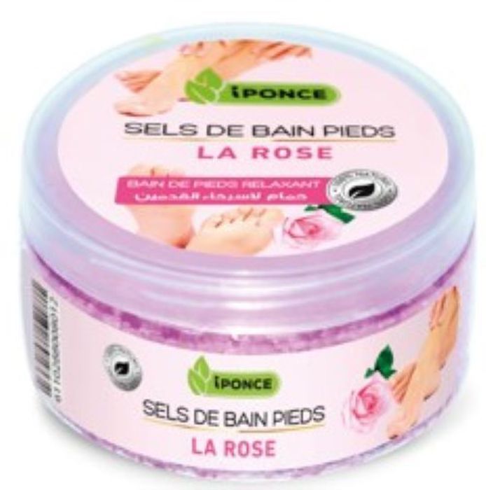 Sels de bain à la rose