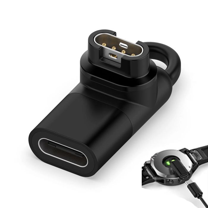 adaptateur de chargeur Smart Watch portable type c, pour montre intelligente garmine fenix 7s fenix 7/ 7x fenix6s 6/fenix 6x/baro 5s