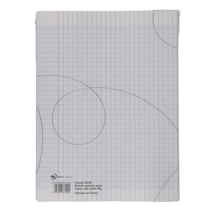 CAHIER PIQUE 240X320 192PAGES