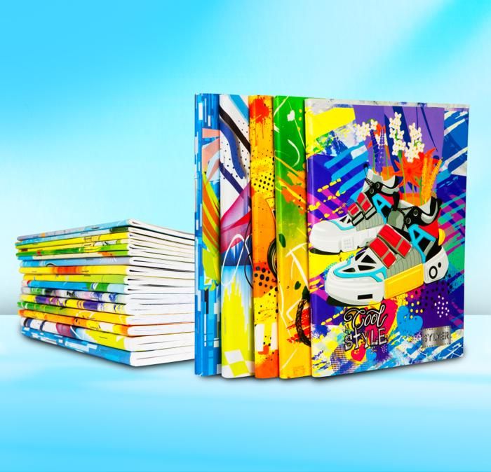 Cahier - SYLVER - 192 Pages - 17x22 cm - Couverture solide - Grammage 60g