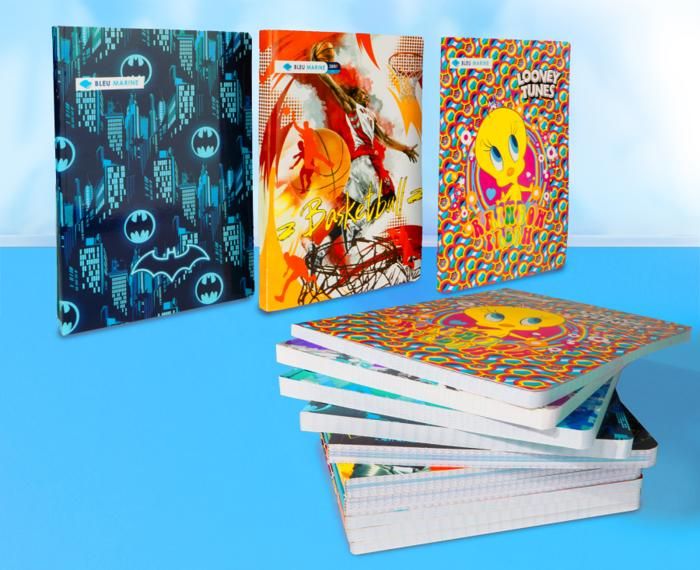 Cahier - BLEU MARINE - 192 Pages - 17x22 cm - 60g - Couleur Bleu