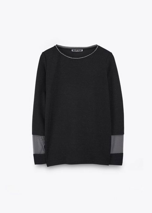 Top Basiques - MARWA - BLACK SILVER - 82% Polyester - Femme - Adulte