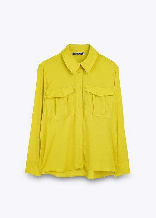Chemise - MARWA - LEMON - Femme - Adulte - Poches