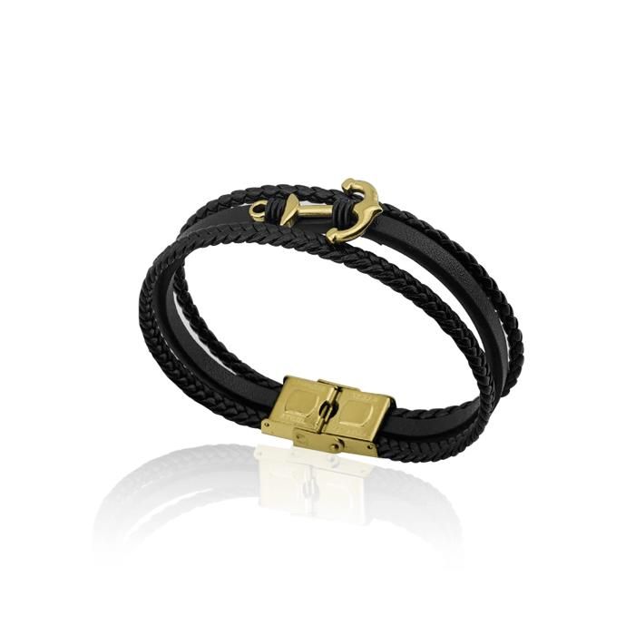 Bracelet Marine Noir-Gold BL0275NG