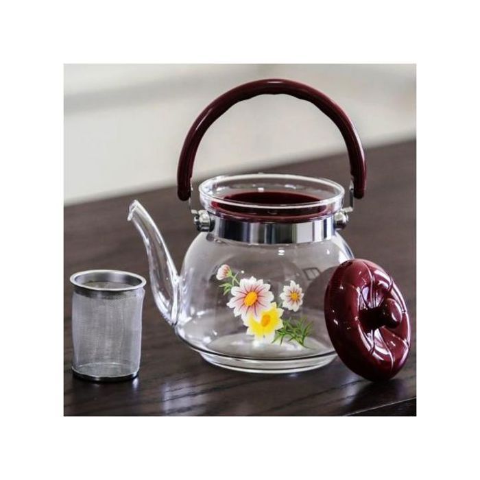 Théière en verre avec passoire - 900ml