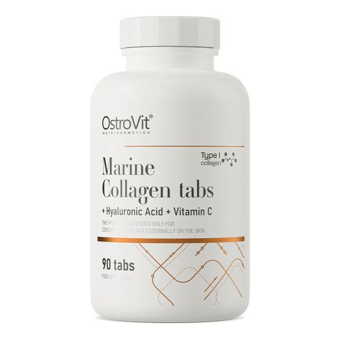 Ostrovit Marine Collagen + Hyaluronic Acid + Vitamin C 90 Tabs