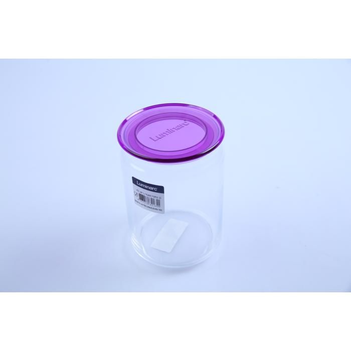 Pot jar 1 L - LUMINARC - Plano - Couleur violette - Design hermétique - Pratique et esthétique