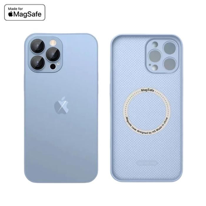 Coque Iphone 14 galvanisé/magsafe/ lens protector/filtre poussière Sierra Blue