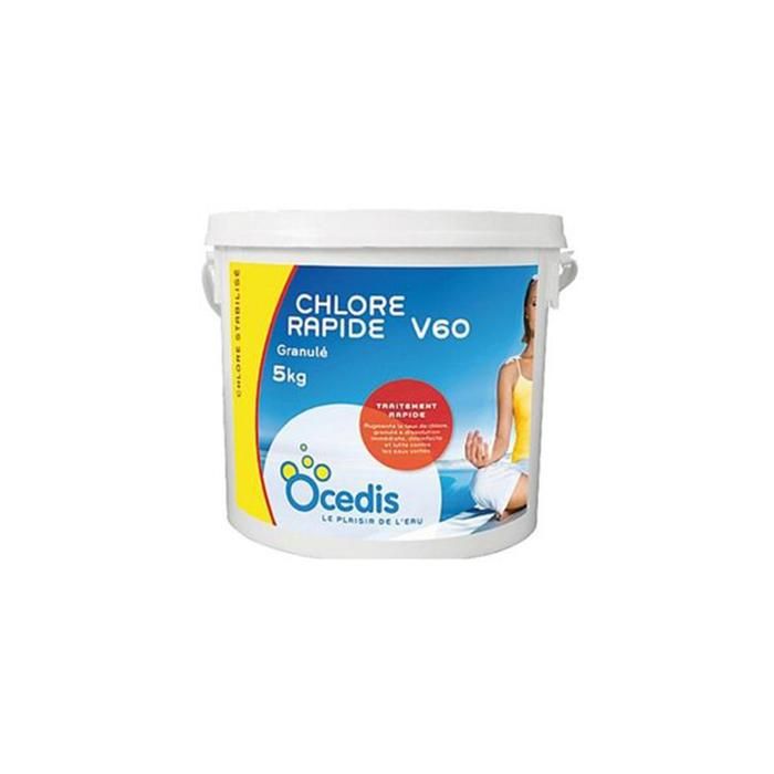 CHLORE RAPIDE V60 GRANULE 5 KG
