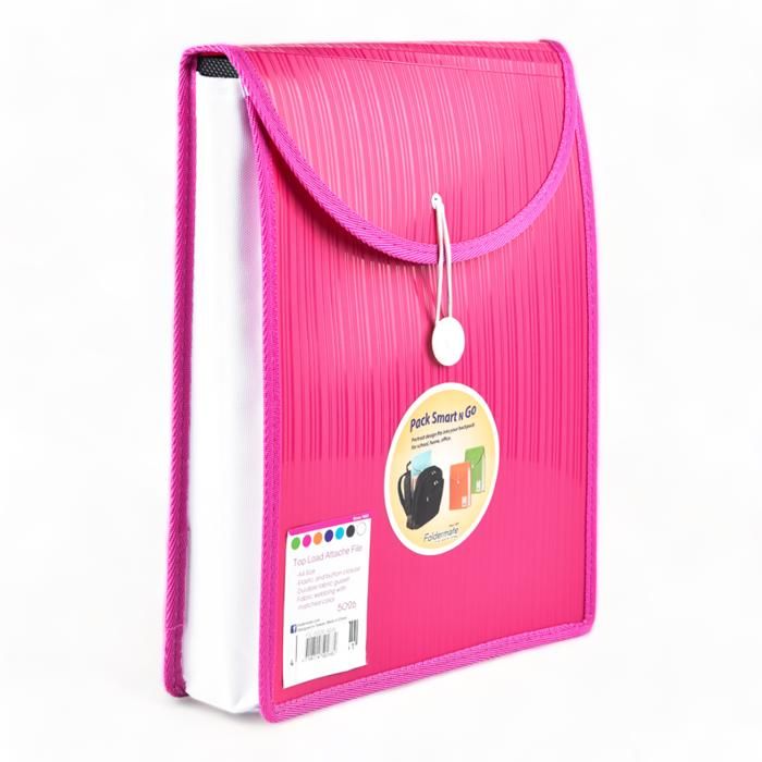 Porte-Documents A4 avec Fermeture à Ficelle - Couleur Aléatoire