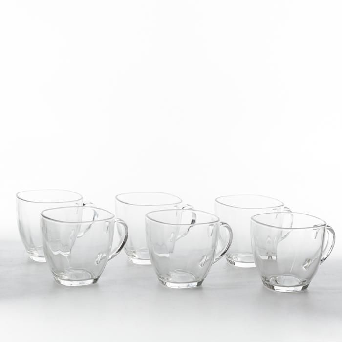 ENSAMBLE 6 TASSES CAFE CARINA 22 CL