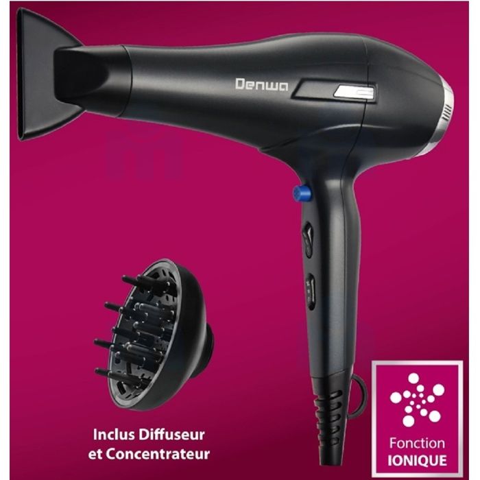 Seche Cheveux Pro Ionic Hd823Ab 2600W Denwa
