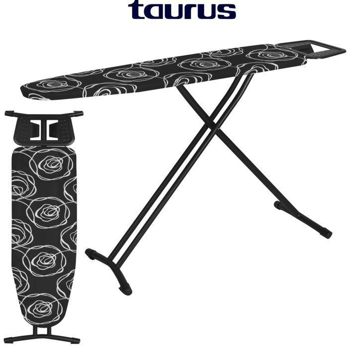 Table à Repasser Sleek 100% Cotton Grande Surface 120X35cm Hauteur Réglable