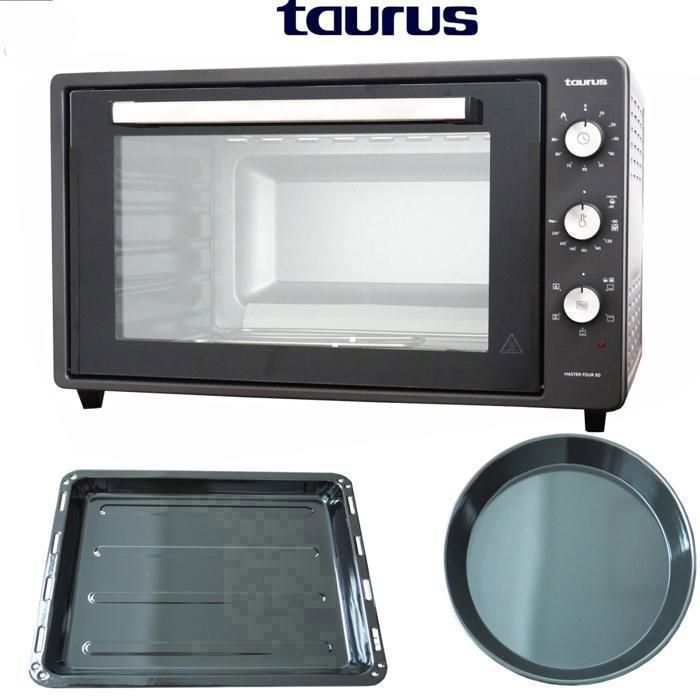 Four électrique - TAURUS - MASTER - 60 L - 2000 W - Double vitrage - 5 Fonctions