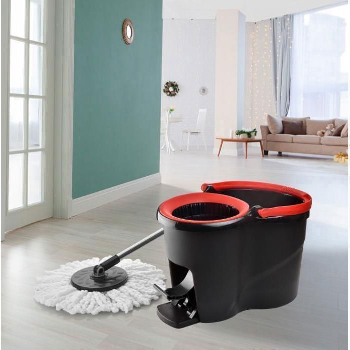 Balai et Seau Essoreur avec Pedal 44 x 30 x 30