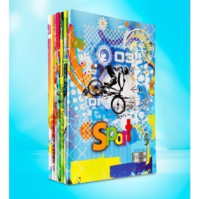 Cahier Piqué - 96 Pages - Format A4 (21 x 29,7 cm) - 60 g/m² - Petits Carreaux 10x10 - Bleu Marine