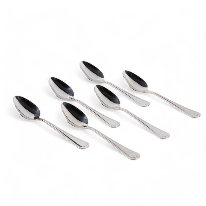 SET DE 6 CUILLERES DE TABLE INOX SIMPLE HO