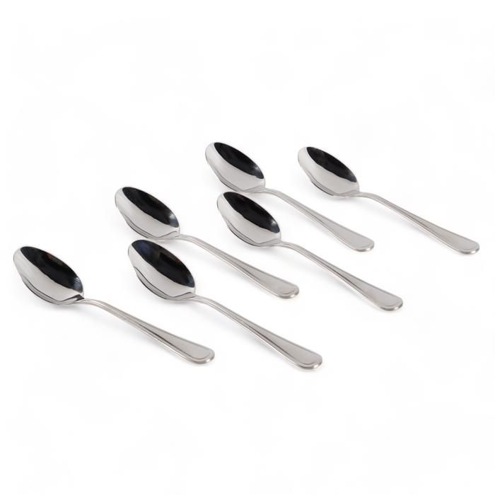 SET DE 6 CUILLERES A DESSERT INOX SIMPLE HO