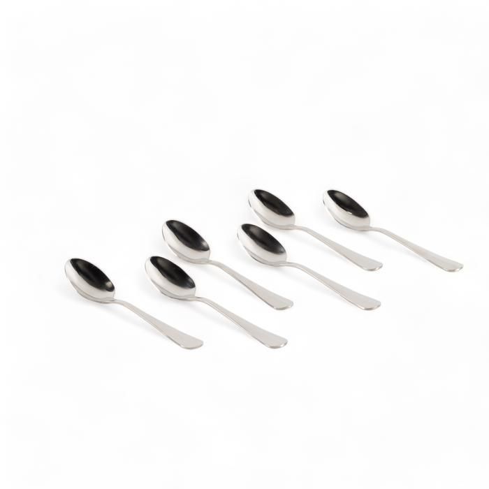 SET DE 6 CUILLERES A THE INOX HM