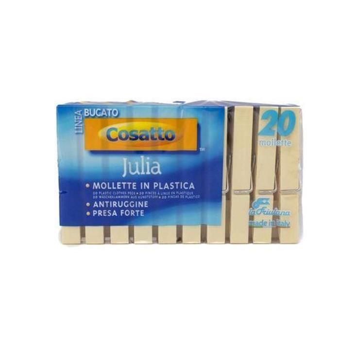 PINCE A LINGE JULIA 20 PCS beige