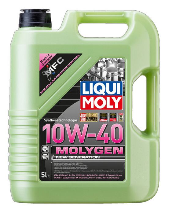 LIQUI MOLY MOLYGEN NEW GENERATION 10W-40 5L - Huile pour moteur Essence et Diesel
