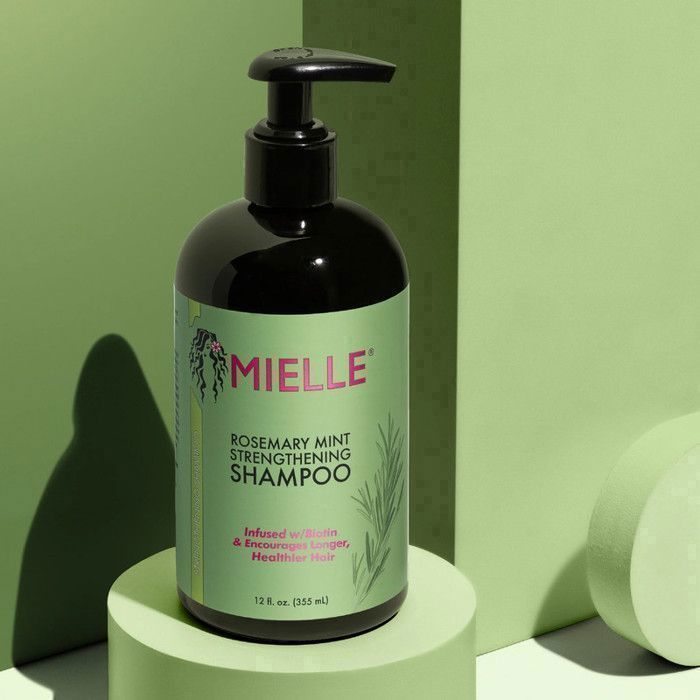 Mielle Shampooing Renforçant à la Menthe au Romarin, Infusé avec de la Biotine, 355ml