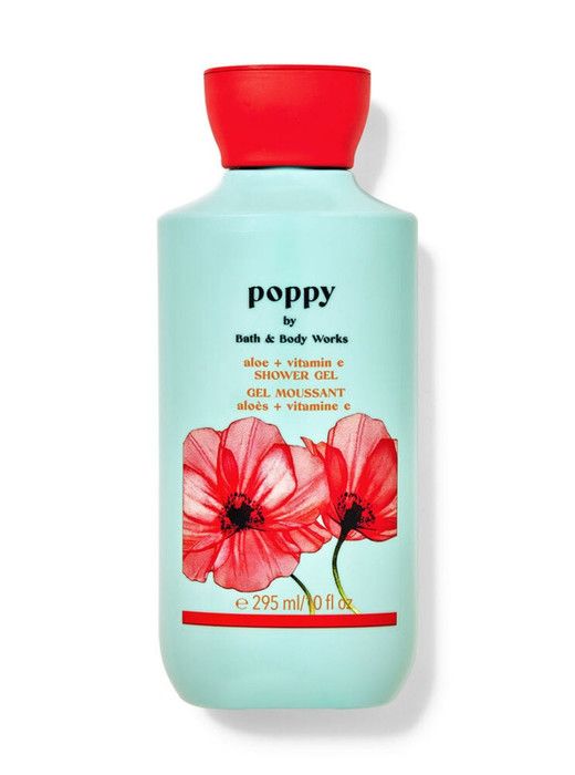Gel Douche Moussant - Poppy - 295ml - Hypoallergénique - Vitamine E et Aloès