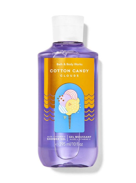 Gel Douche Moussant - Cotton Candy Clouds - 295ml - Hypoallergénique - Made in USA