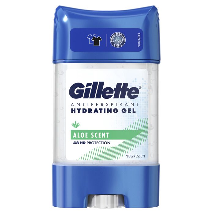 Anti-transpirant et Déodorant Gel - GILLETTE - Aloe Scent - 70 ml - Protection Invisible - Fraîcheur Durable