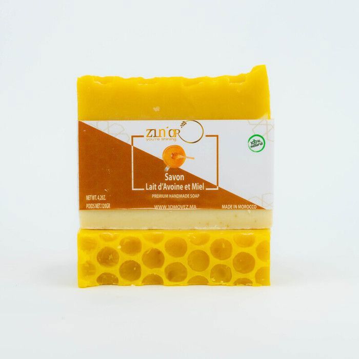 Savon au lait d’avoine et miel 120g